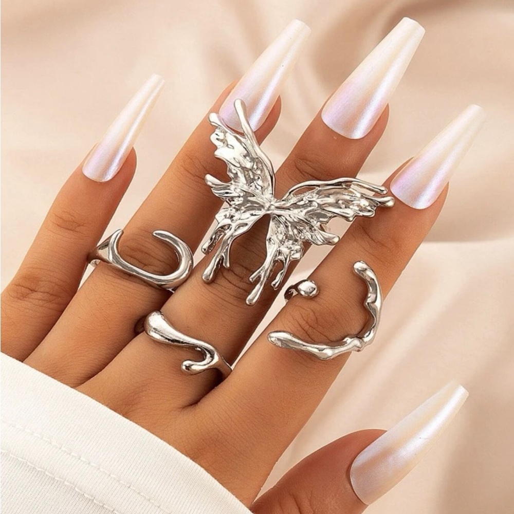 Silver 4pc Ring